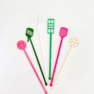 Pickleball Stir Stick Set - Pink