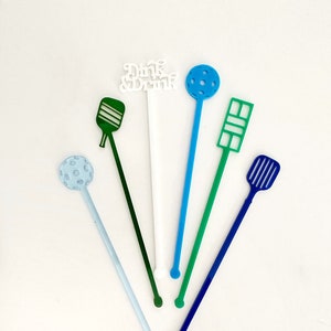 Pickleball Stir Stick Set - Blue