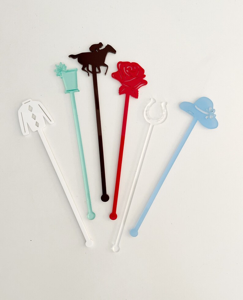 Kentucky Derby Stir Stick Set image 1