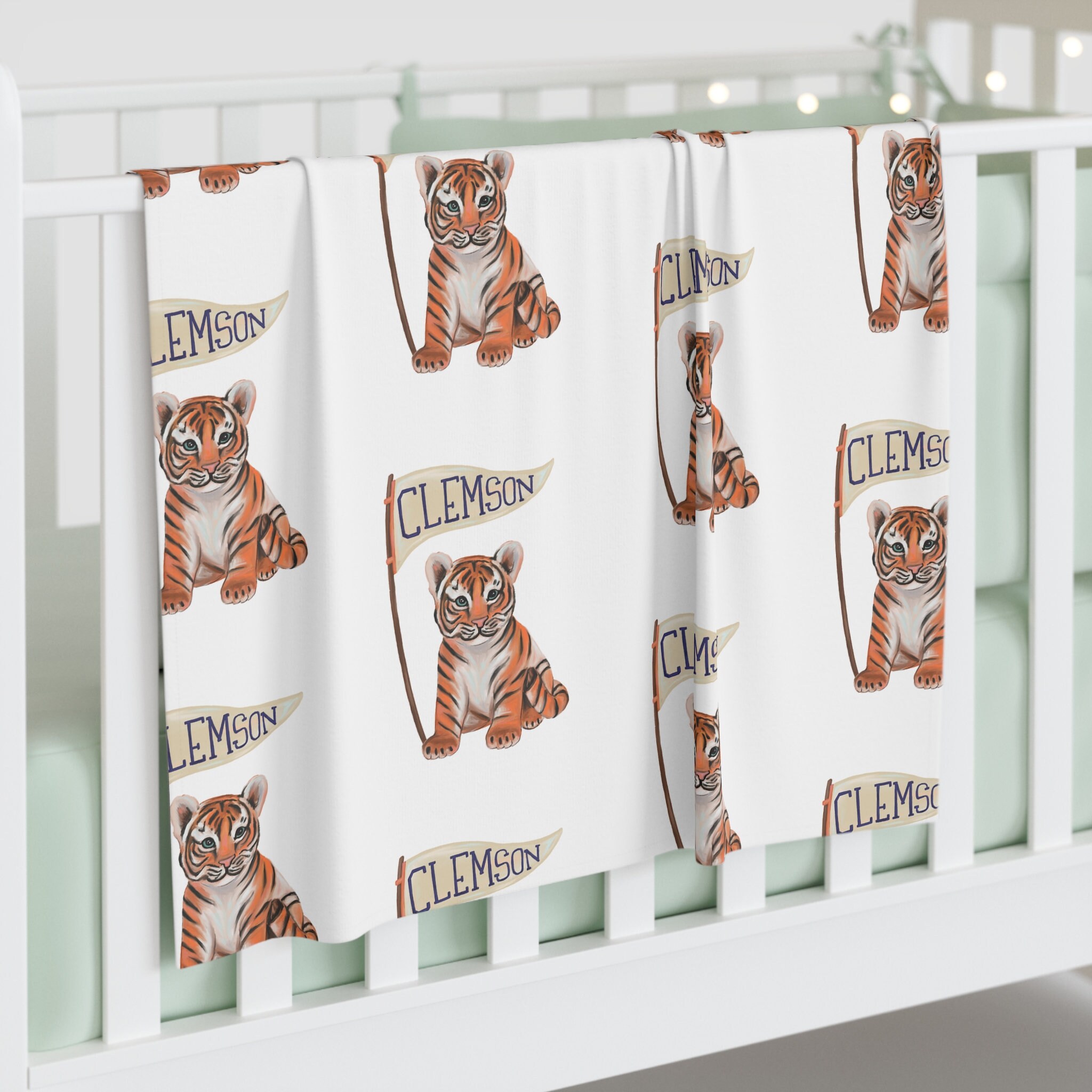 Clemson baby blanket sale
