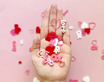 Valentines Day Acrylic Confetti