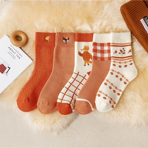 Fantastic Foxy Plush Padded Crew Socks