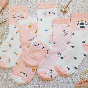 Cat &#39;Em with Kindness Crew Socks