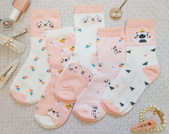 Cat 'Em with Kindness Crew Socks