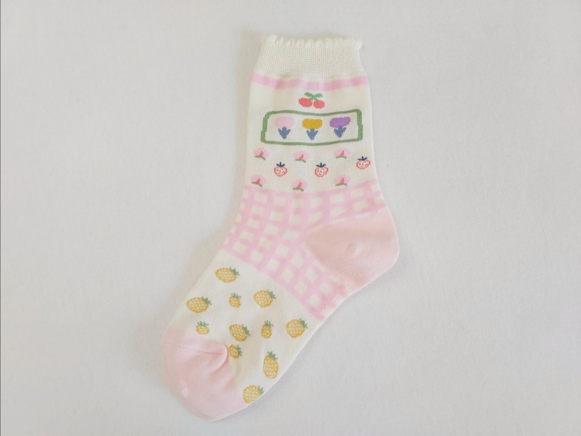 Nursery Rhymes Crew Socks Etsy