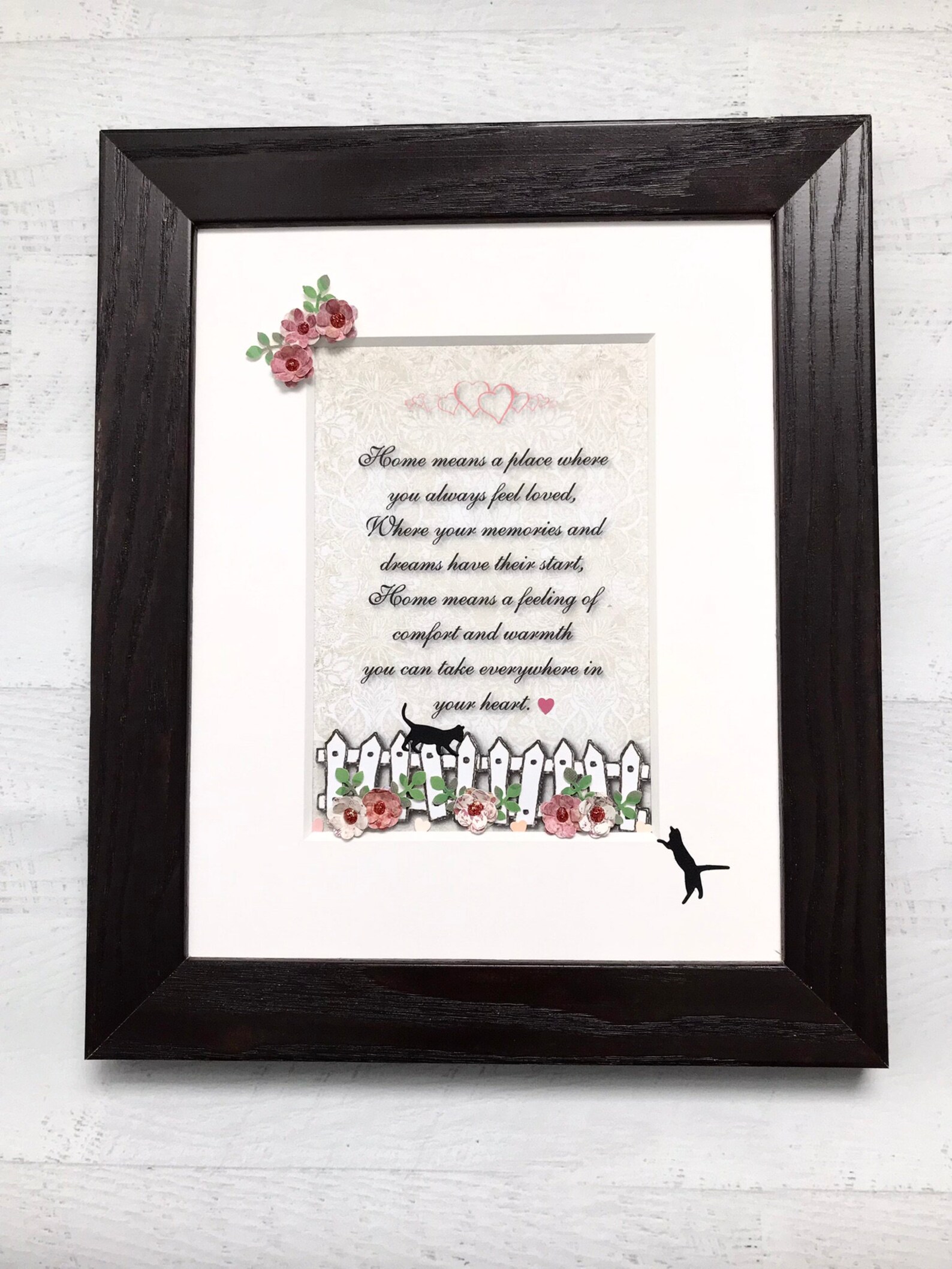 Framed Art Housewarming Poem, Housewarming Gifts, 8x10 Framed Art ...