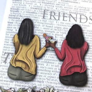 African American Friendship Card, Caring Friends, Black Women Card ...