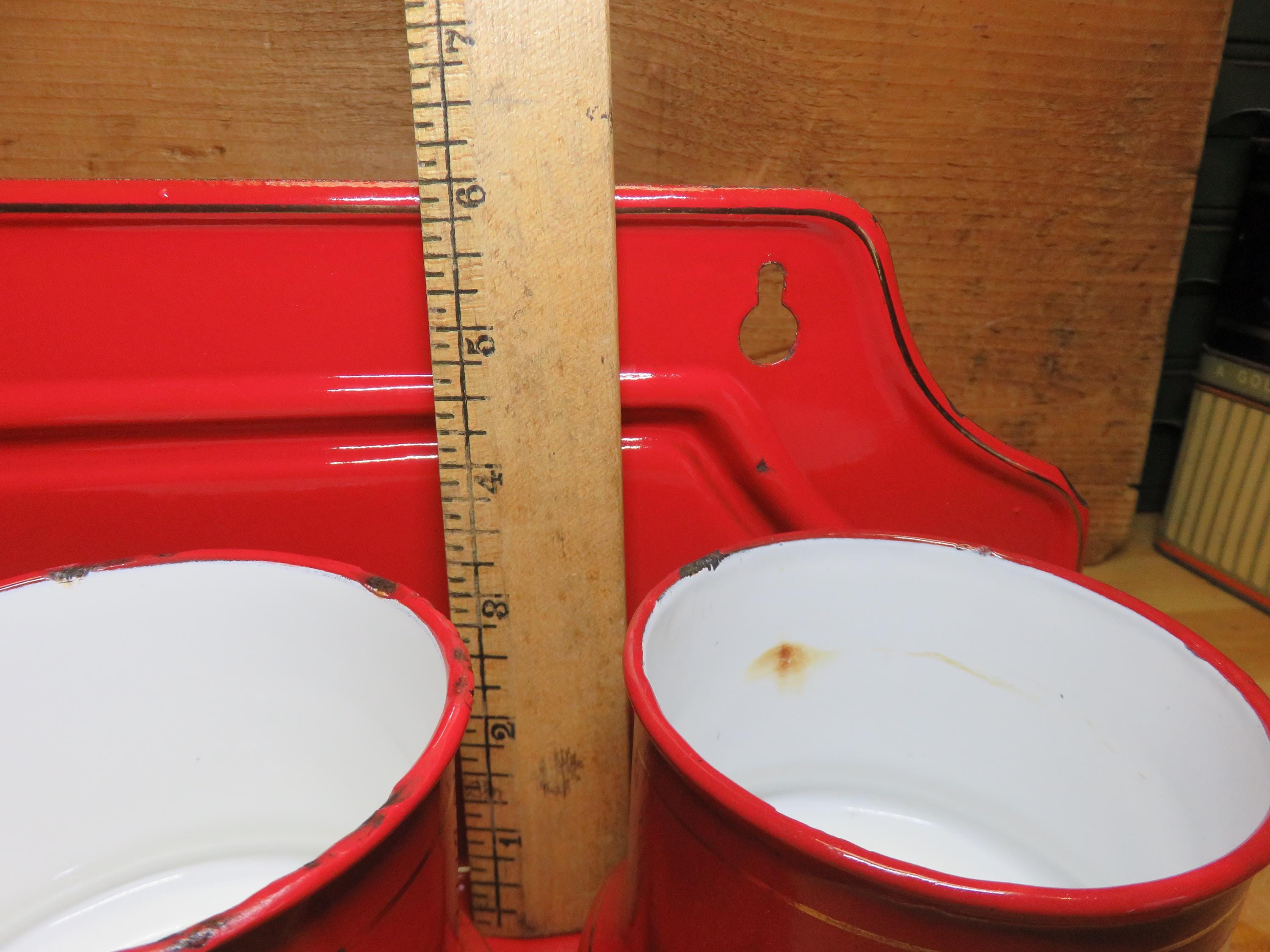 Vintage Dutch Enamel Zand, Zeep, Soda Laundry/ Kitchen Cleaning