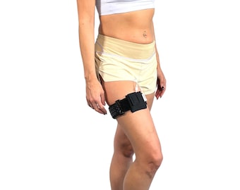 Neoprene Holder for Tandem Diabetes Mobi Insulin Pump | Adjustable Leg Band | T1D Gift