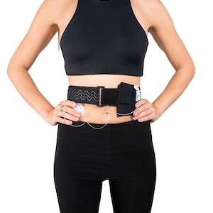 Athletic Insulin Pump Case with Adjustable Waist Belt by Pumpcases™ compatible with Tandem Diabetes t:slim X2