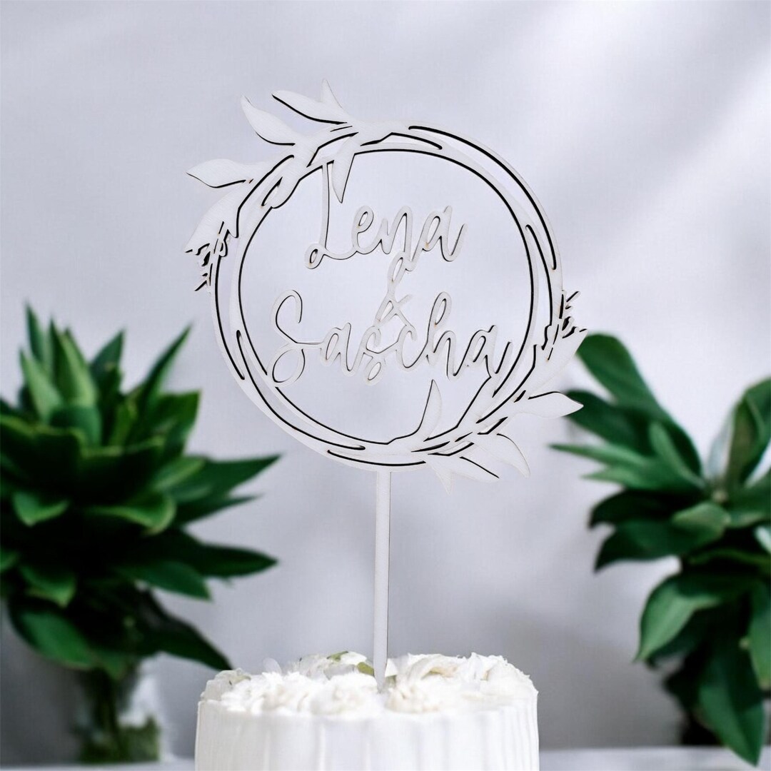 Cake Topper | Wood | Cake Topper | Wedding | Bride and Groom | Wedding ...