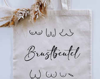 Jutebeutel - Brustbeutel | Tasche | Beutel | Lustig | Einkaufstasche | Stofftasche | Tragetasche | Geschenk