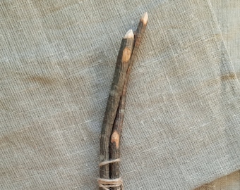 Celtic sacred tree druid wood rowan wand supply natural wooden sticks mountain ash tree twigs shaman pagan magic spell fairy lore witchcraft