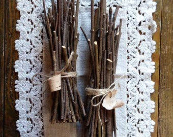 rustic home design interior photo props and decors natural birch twigs bundle tree branches primitive woodland forest finds easter spring