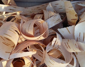 natural birch bark strips shreds curls bowl filler easter decor basket or box filler art craft projekts supplies DIY projects florist supply