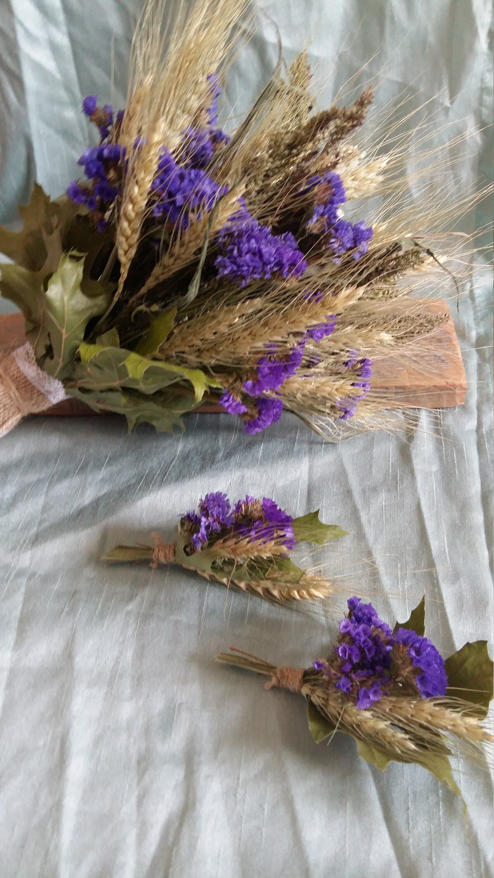 100 STEMS DRIED WHEAT/RYE FOR FLOWERS ARRANGING READY TO USE NATURAL BOUQUET 20" 