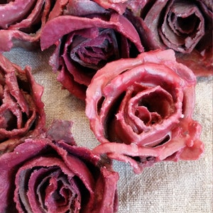 Valentine day gift firestarters rustic fireplace decor 10 fire starters wax roses handmade cosy home cottage farm lodge wood burning stove