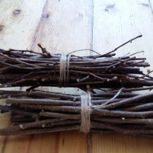 Hazel wood twig bundle hazelnut sacred wood art craft supply magical wand tool wicca druid pagan celtic ritual wood incense smudge primitive image 6