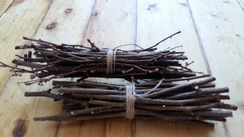 Hazel wood twig bundle hazelnut sacred wood art craft supply magical wand tool wicca druid pagan celtic ritual wood incense smudge primitive image 6