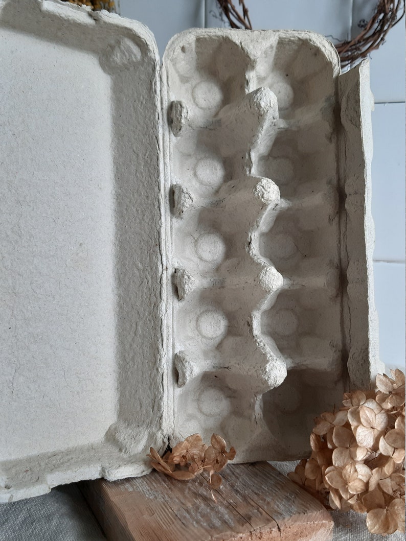Egg Cartons Box Trays Empty Reused Recycled Paper Pulp Boxes Etsy