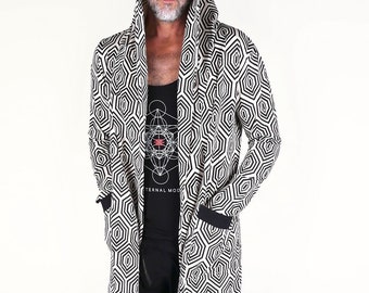 Mantra Coat - Cyber - Hooded Festival Coat