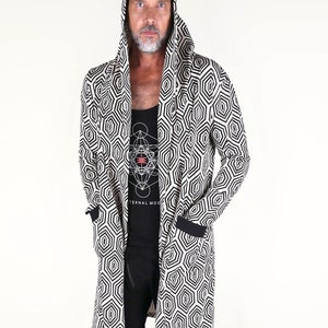 Mantra Coat - Cyber - Hooded Festival Coat