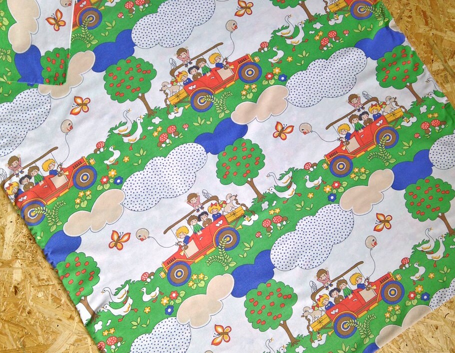 vintage 70s childrens bedding Etsy