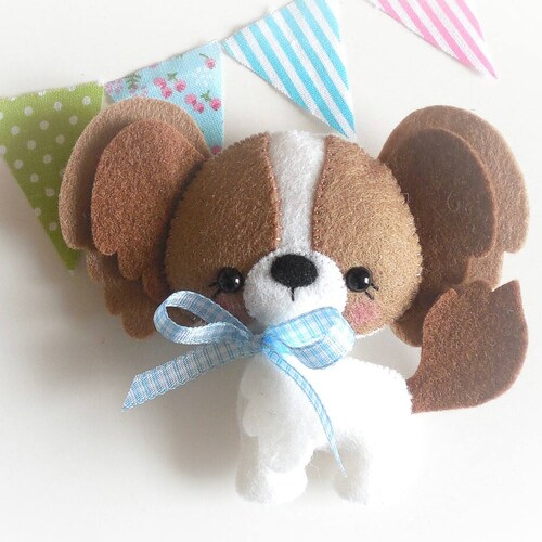 Toto Dog Puppy Pdf Pattern Baby Dog Diy Project Papillon Etsy