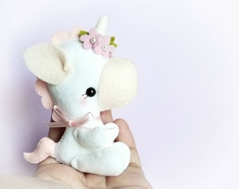 Magisches Einhorn PDF Schnittmuster-DIY-Baby Einhorn Spielzeug Schnittmuster-Kinderzimmer Dekor-Sofort-Download-Babys mobile Spielzeug-Pony-Baby Pferd-Einhorn