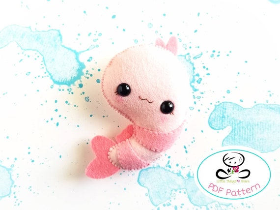 Peluche Crevette rose