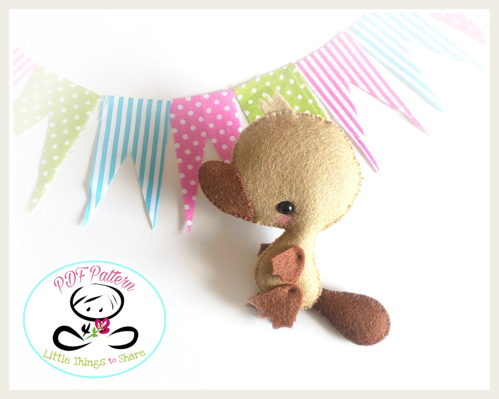Baby Platypus PDF Sewing Pattern-diy-platypus Toy | Etsy