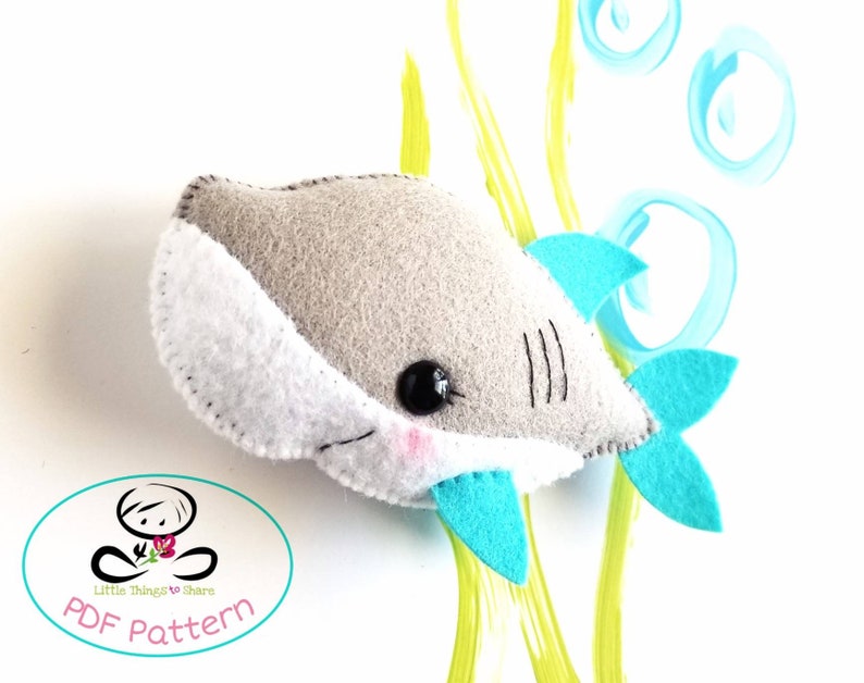 Little Shark Pdf Pattern Sea Animal Toy Diy Baby Shark Nursery Etsy Little Shark Pdf Pattern Sea Animal Toy Diy Baby Shark Nursery Etsy