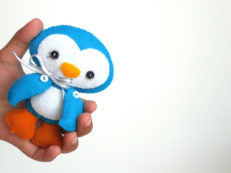 Penguin Christmas Ornament PDF Sewing PatternOrnament Etsy