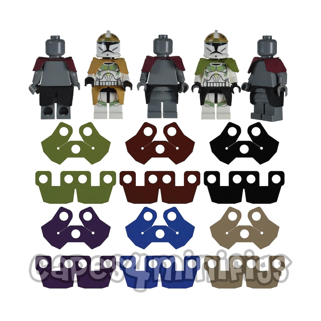12 CUSTOM Armour Shoulders or Kamas for Your LEGO STARWARS