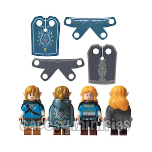 CUSTOM Link and Zelda capes for your Lego minifigs CAPES ONLY (No Minifigs)