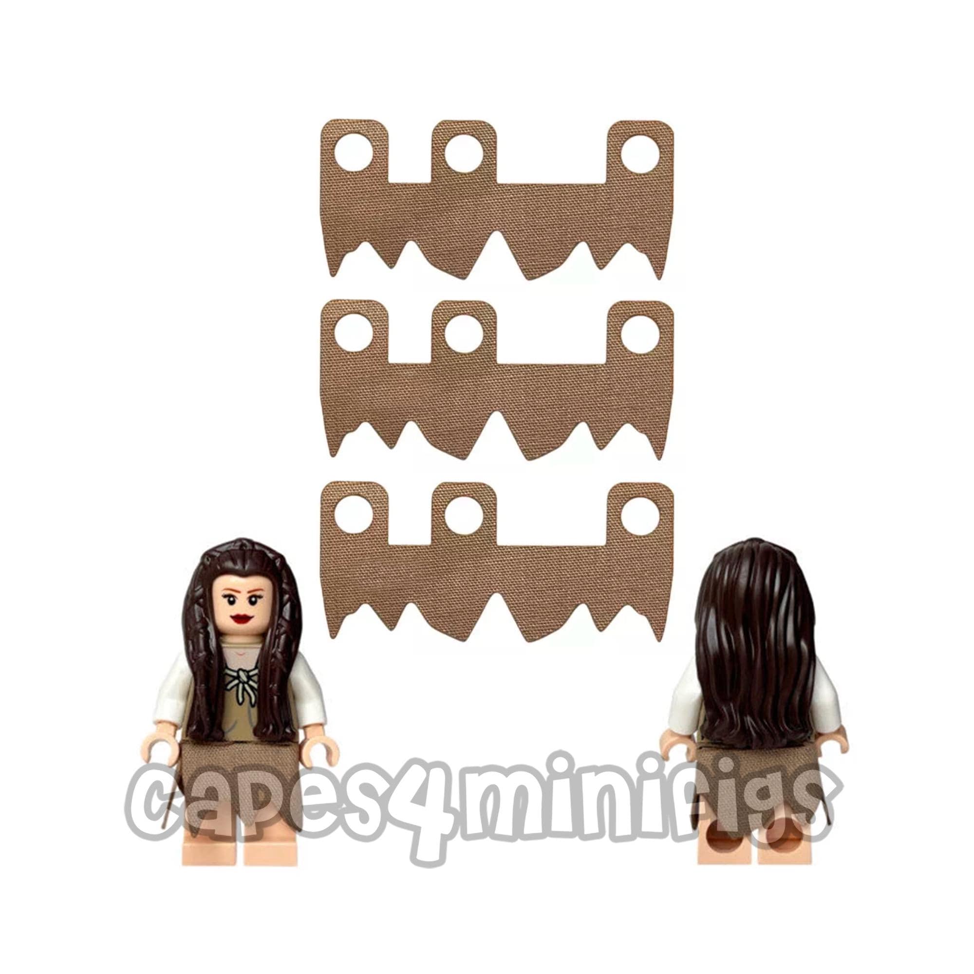 3 CUSTOM Capes for Your Lego Ewok Village Princess Leia - Etsy