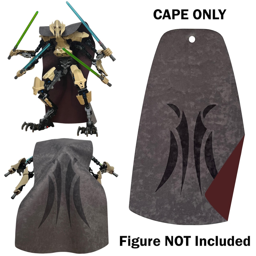 CUSTOM Grievous Printed Cape for Your Lego Buildable General Grievous