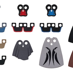 Bundelpakket AANGEPASTE capes voor je Lego Starwars minifigs *ALLEEN CAPES* Perfect cadeau voor Lego Starwars-fans