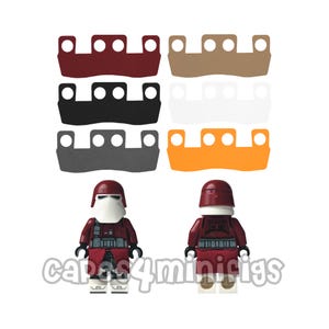 6 CUSTOM Capes - V shape Kama for your Lego minifigures CAPES ONLY