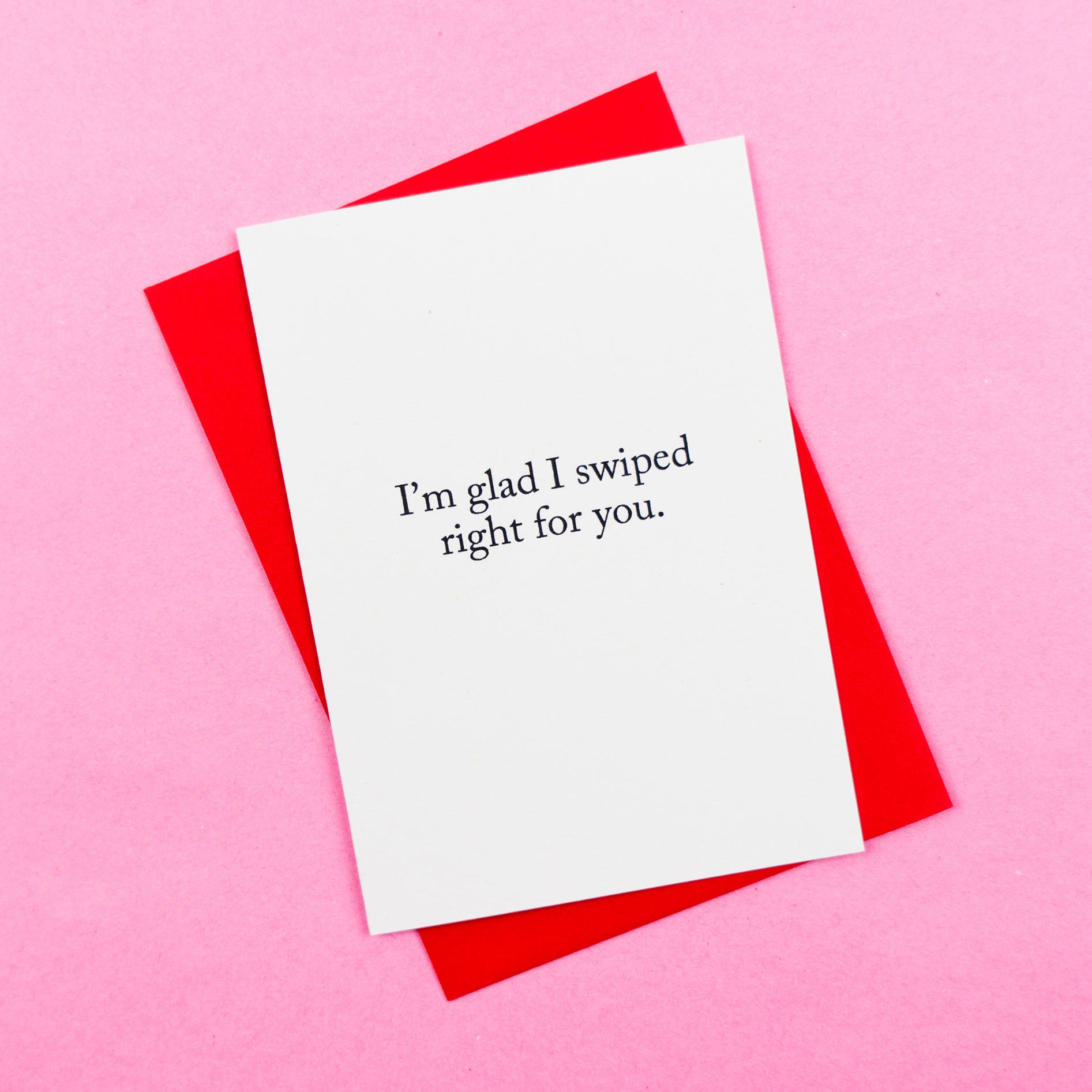 Tinder Card / Funny Valentines Day Card / Funny Anniversary | Etsy