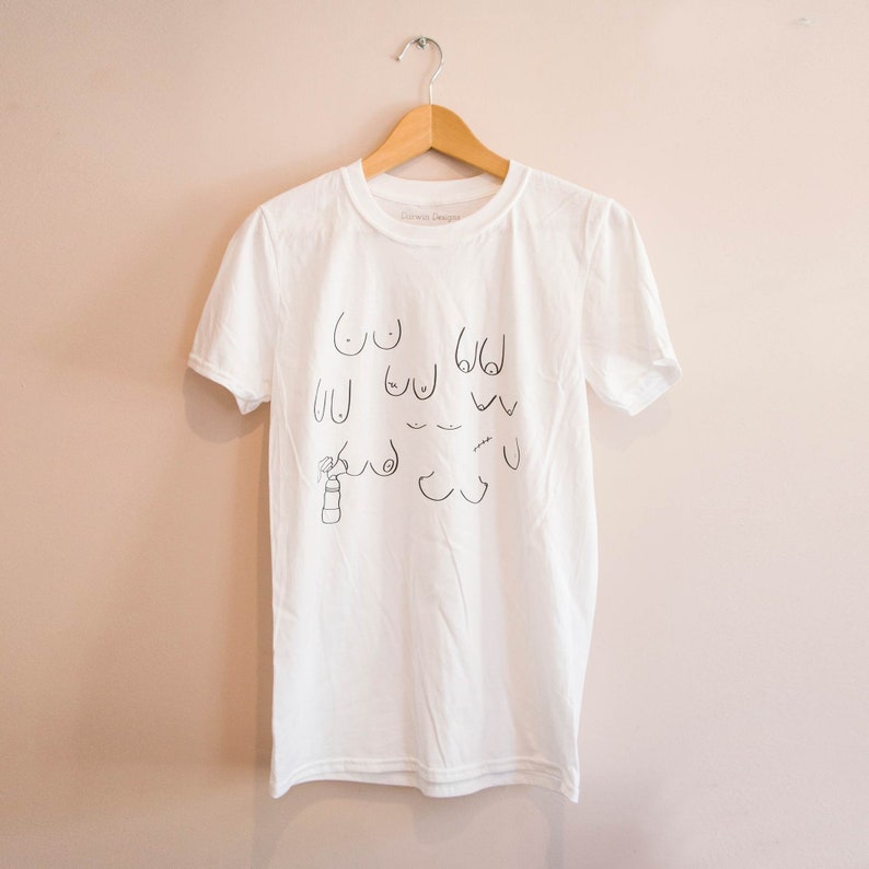 Brilliant Breasts T-Shirt / Feminist T-Shirt / Boob Shirt / | Etsy