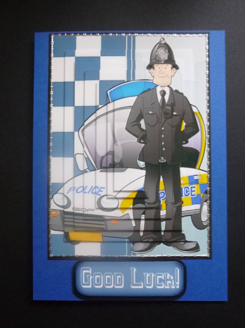 Policeman Birthday Card Personalised Police Officer Card - Etsy UK