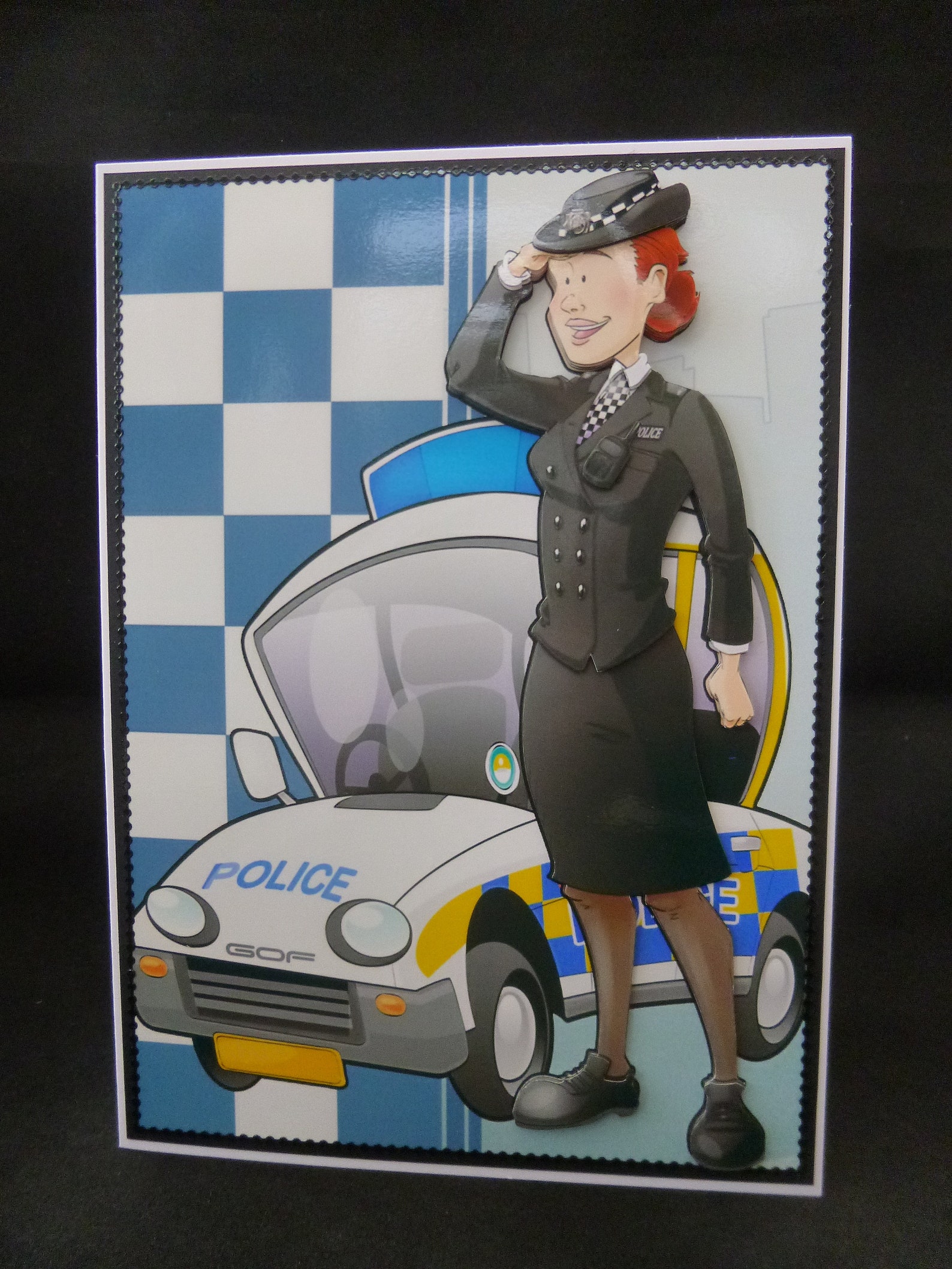 Police Woman Birthday Card Personalised Police Officer Card | Etsy