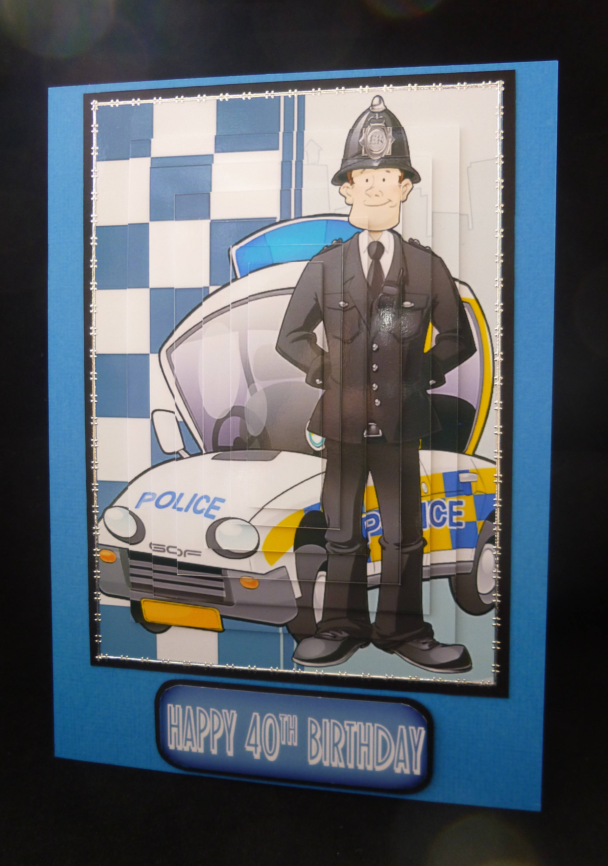 Policeman Birthday Card Personalised Police Officer Card | Etsy