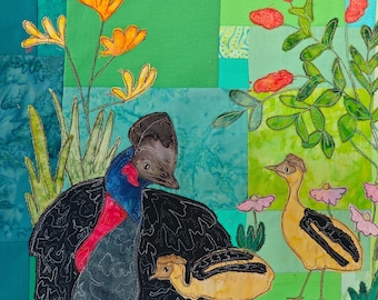 Down under BOM  block of the month quilt Australia