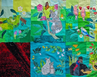 Down under BOM  block of the month quilt Australia