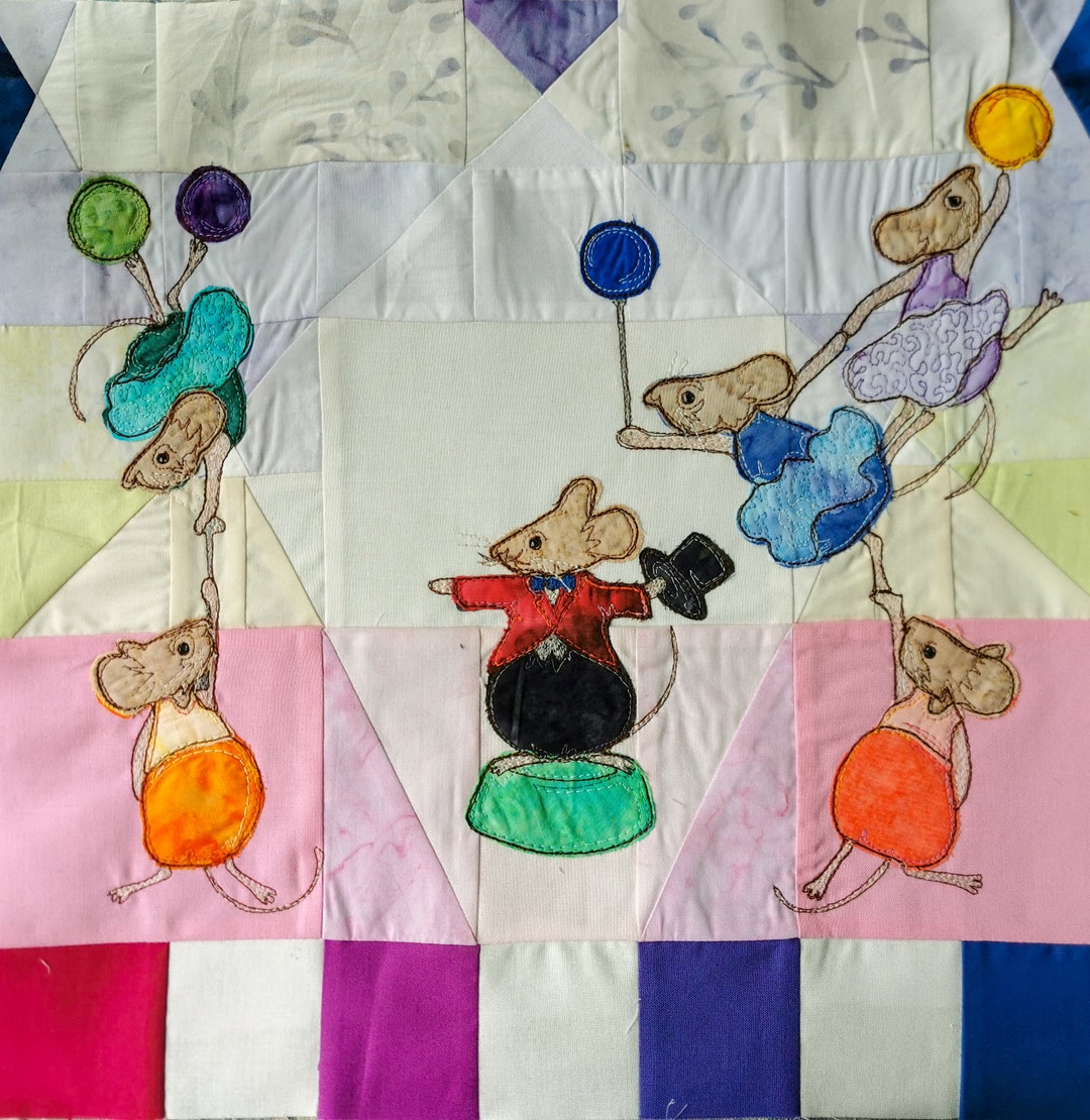 Printed Pattern the Greatest Show on Earth Block 6 Circus Quilt - Etsy