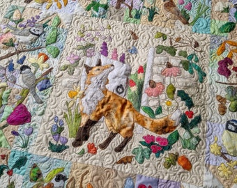 Full kit and pattern for Autumn Forage block of the month quilt