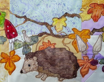 PDF Autumn wreath BOM Month 7 Hedgehog (lower border)