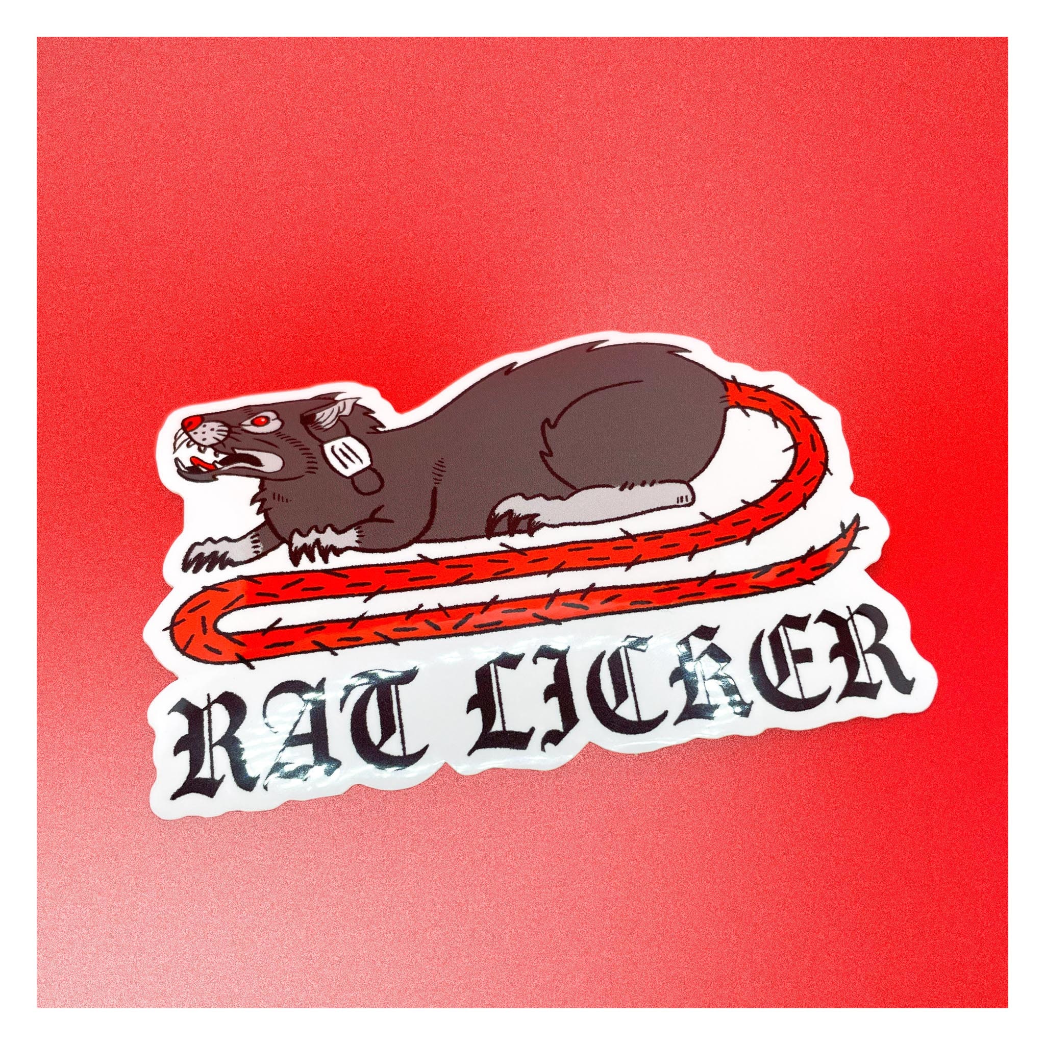 Rat Licker | Waterproof Vinyl Sticker | Laptop Decal | Sticker for ...